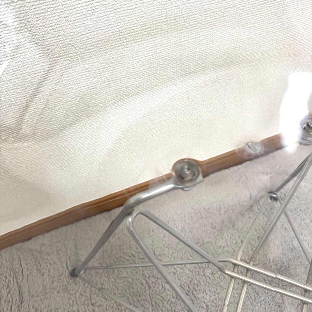 【関東近郊無料配送!!!】 円形 ガラステーブル　クリア椅子 二脚セット