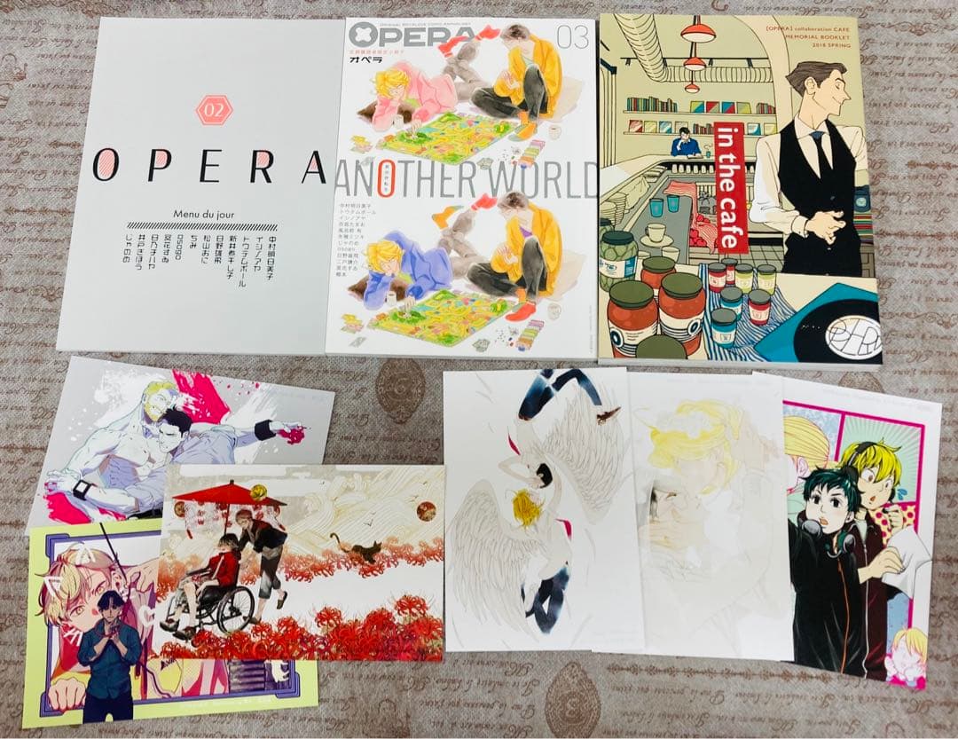中村明日美子 同級生 OPERA 定期購読 雑誌 イラストカード まとめ売り