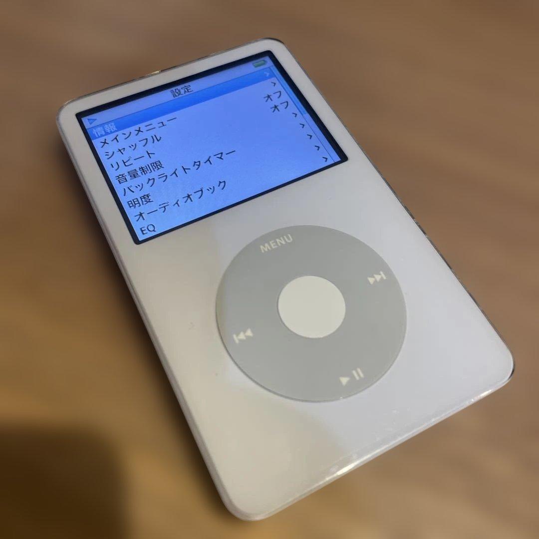 iPod Classic ホワイト 30GB A1136 s-l400.jpg
