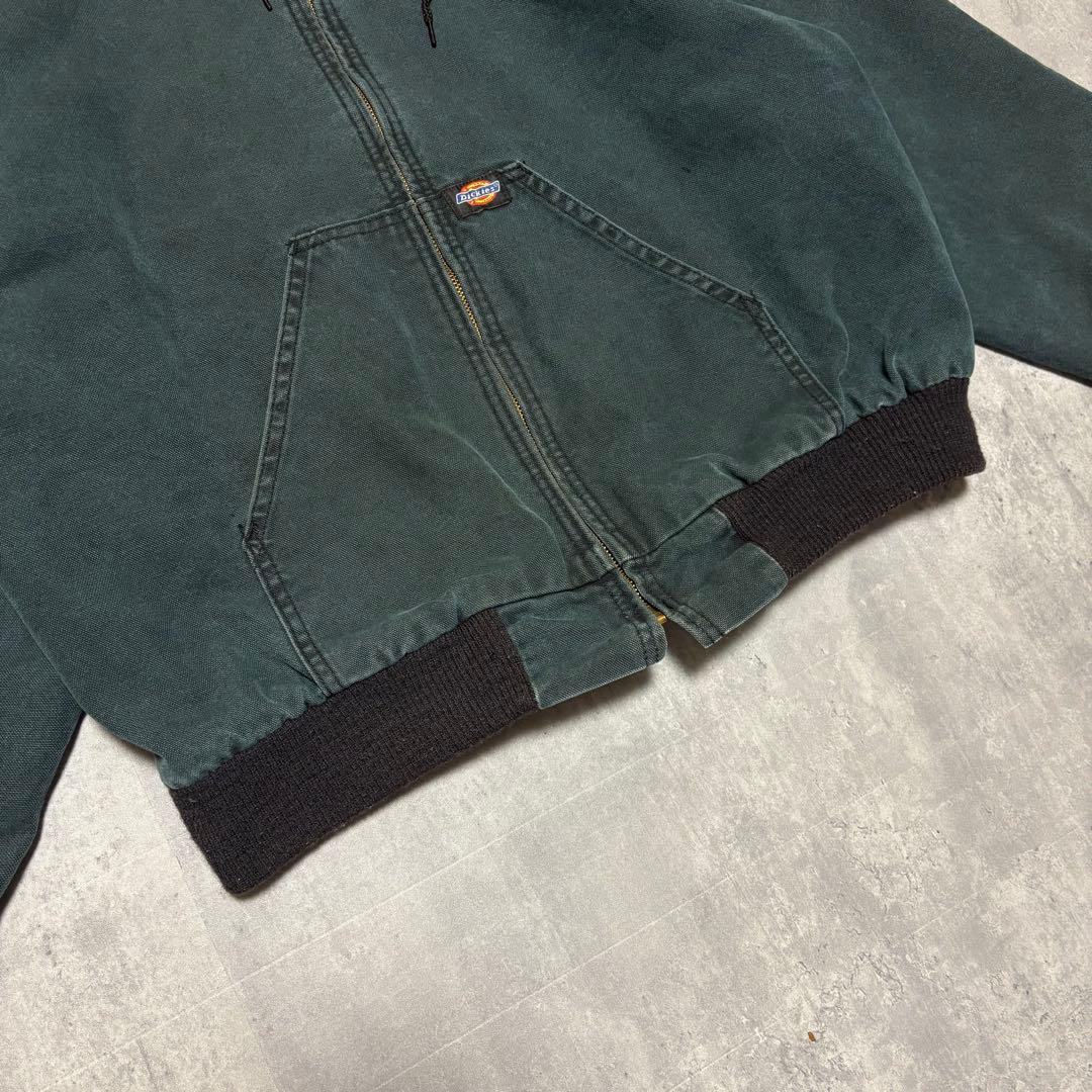 90s Dickies ダック　アクティブジャケット　パーカー　モスグリーン