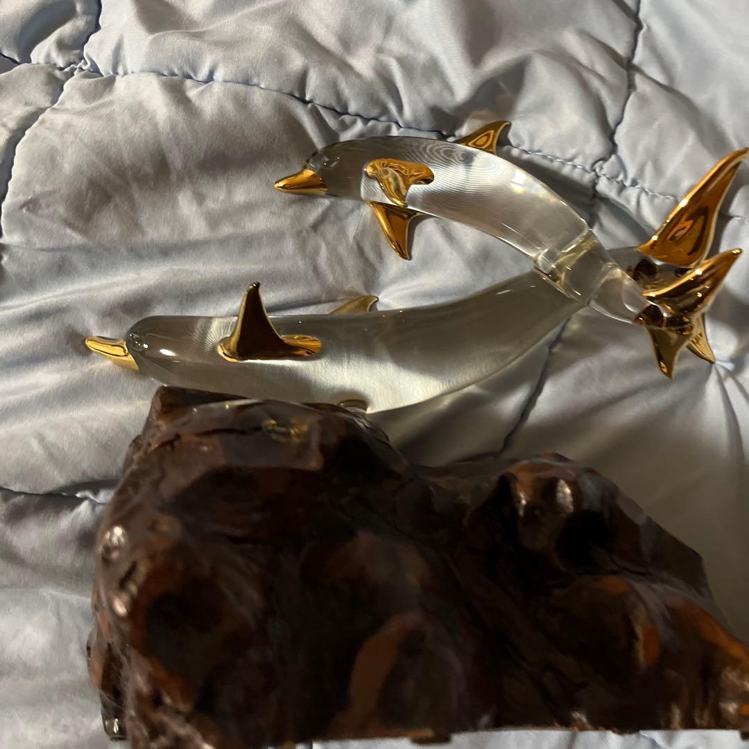 ガラスオブジェ22KT ガラスで包む遺骨オブジェ G055 虹 故人様 手元供養 メモリアル ミニ