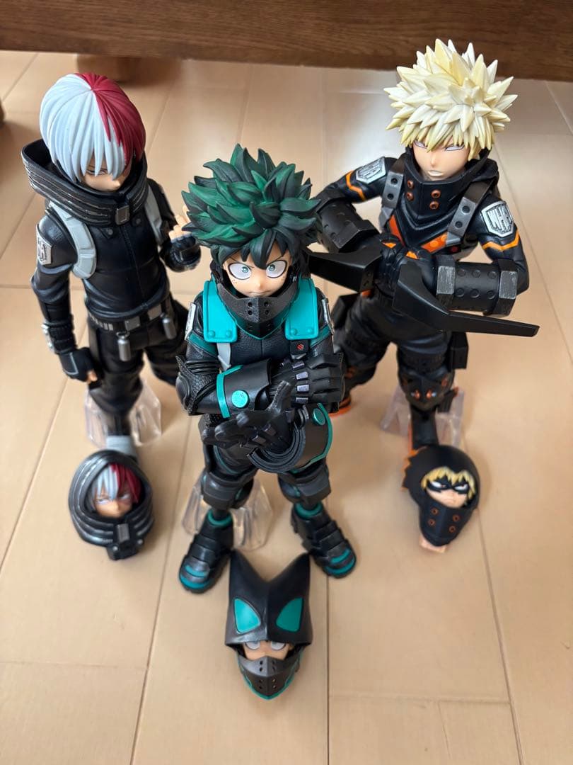 一番くじ ヒロアカ ワールドヒーローズミッション 緑谷 爆豪 轟 フィギュア