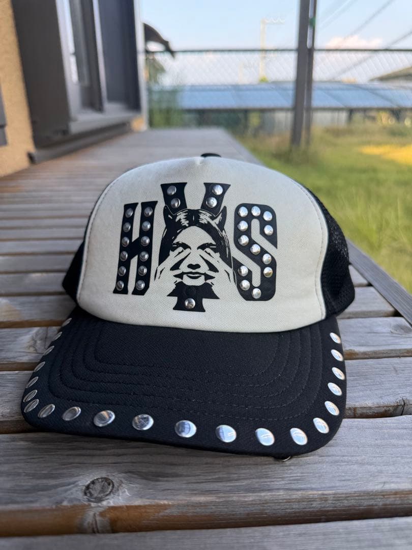 HYSTERIC GLAMOUR スタッズ付きキャップ ヒステリックグラマー