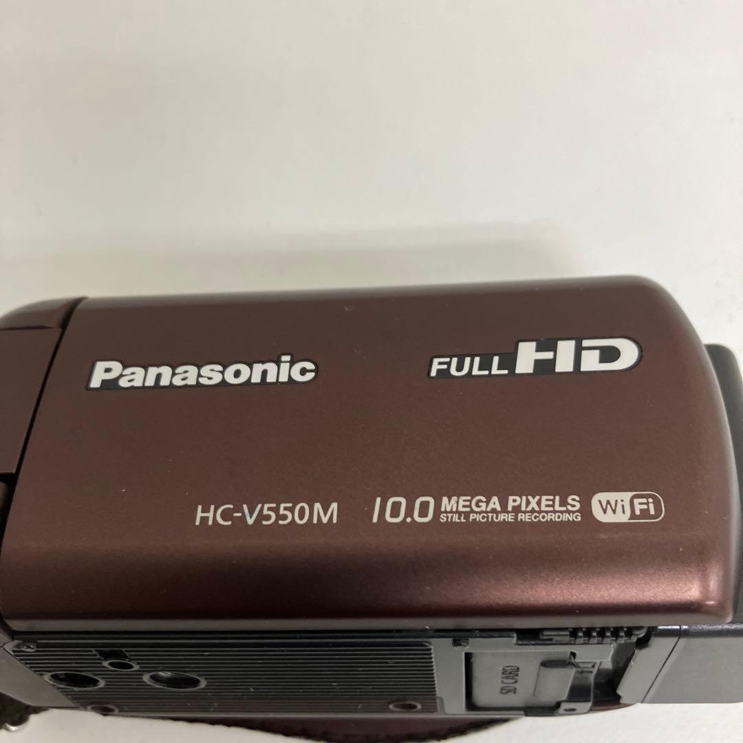 Panasonic ビデオカメラ　HC-V550M ブラウン