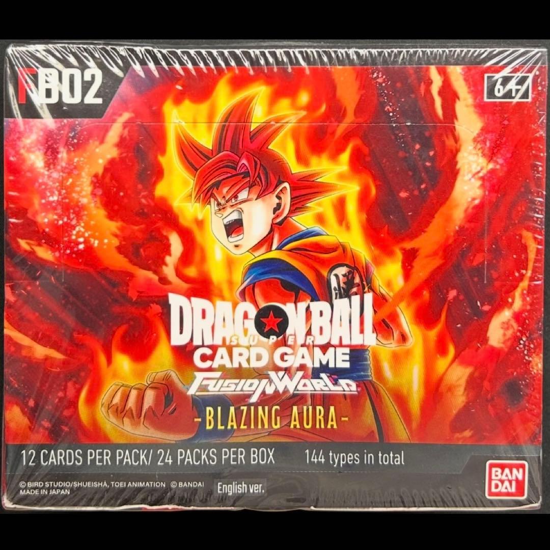 フュージョンワールド 烈火の闘気 シュリンク付き 海外版 バンダイ ドラゴンボールスーパーカードゲーム フュージョンワールド