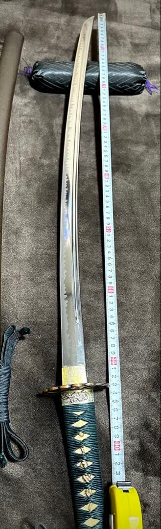 居合練習用 模造刀 居合刀 模擬刀 本鮫柄 日輪刀風菊