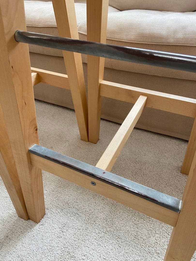 IKEA NILSOLLE ニルソッレ カウンターチェア バースツール 2脚 イケア