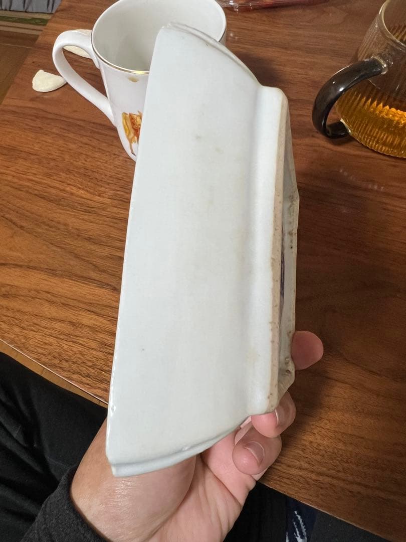 中国染付け龍紋皿骨董　アンティーク