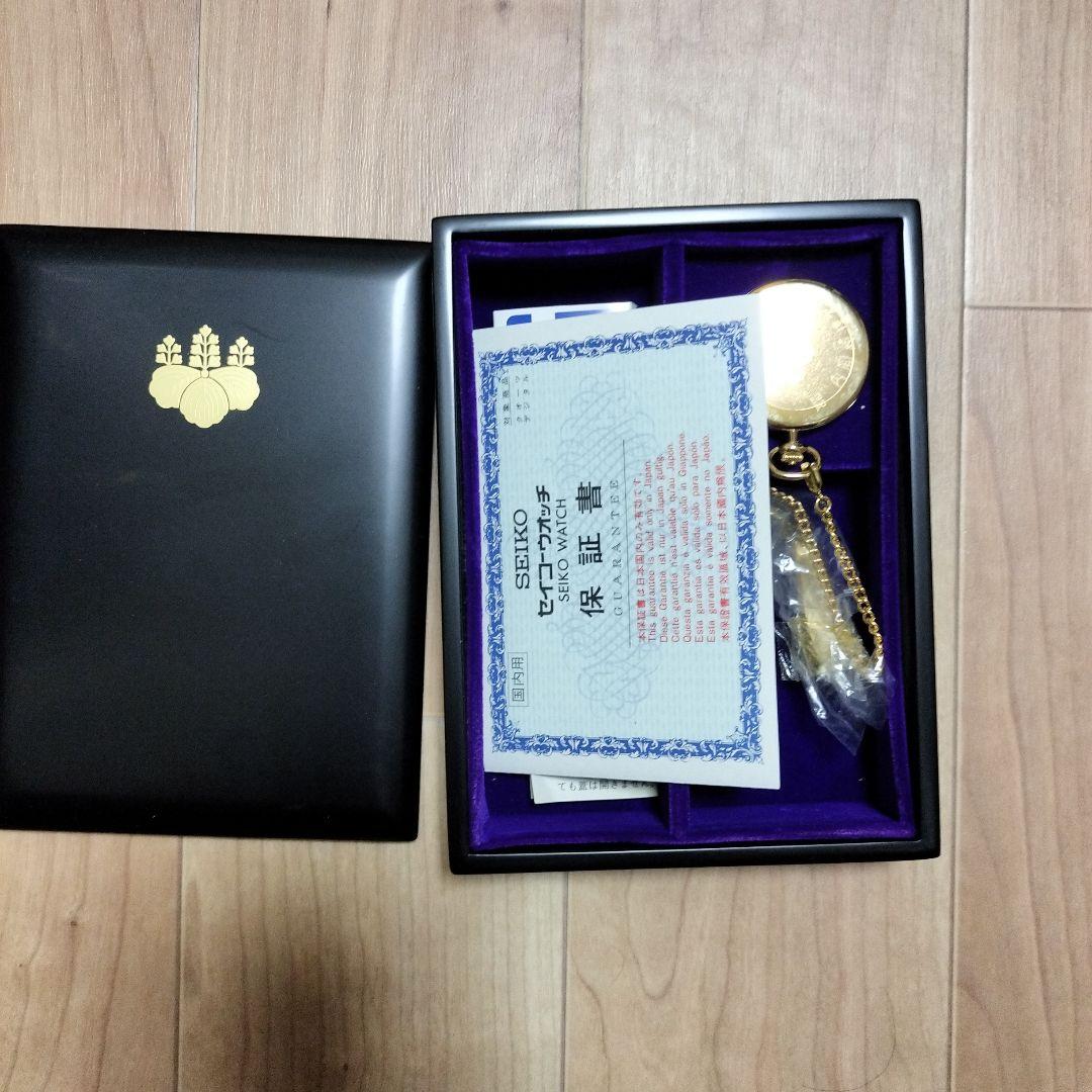 SEIKO ゴールド懐中時計