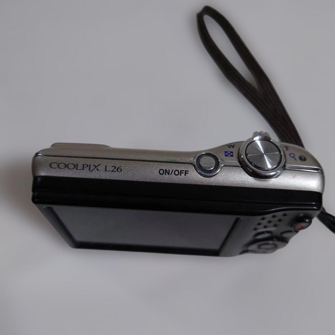 Nikon COOLPIX L26 コンデジ デジカメ 単3電池 - メルカリ