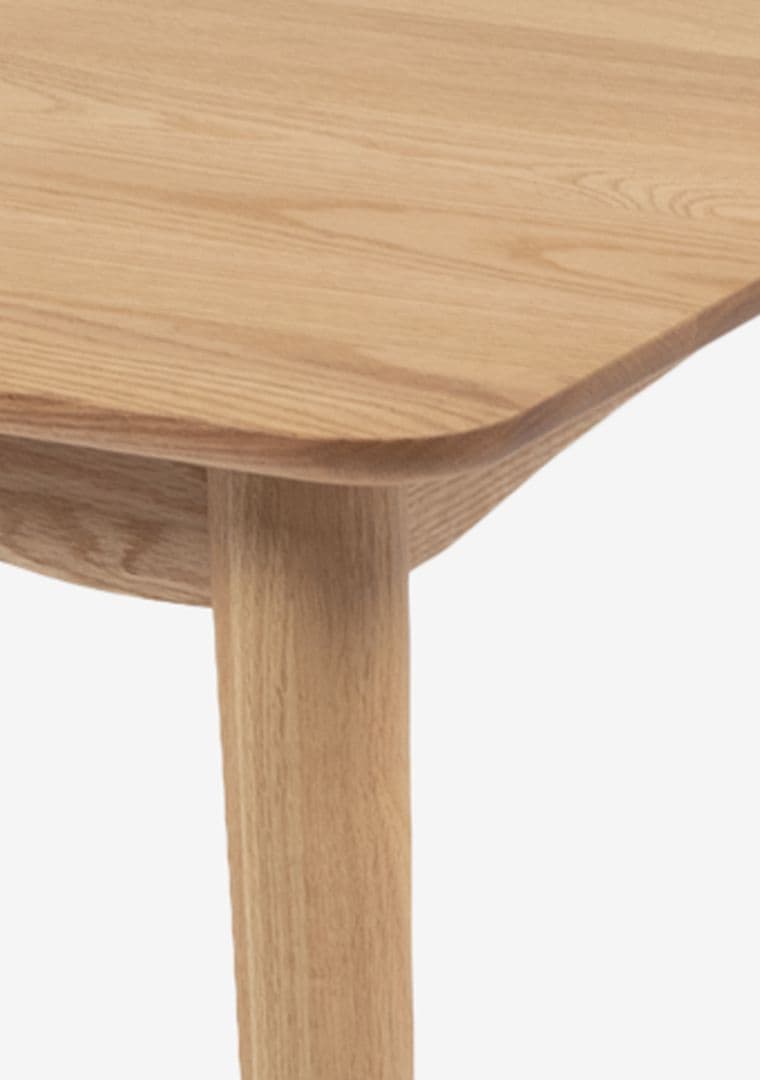 ダイニングテーブルシネマ3 正方形 幅85cm レッドオーク材 ホワイトオーク色