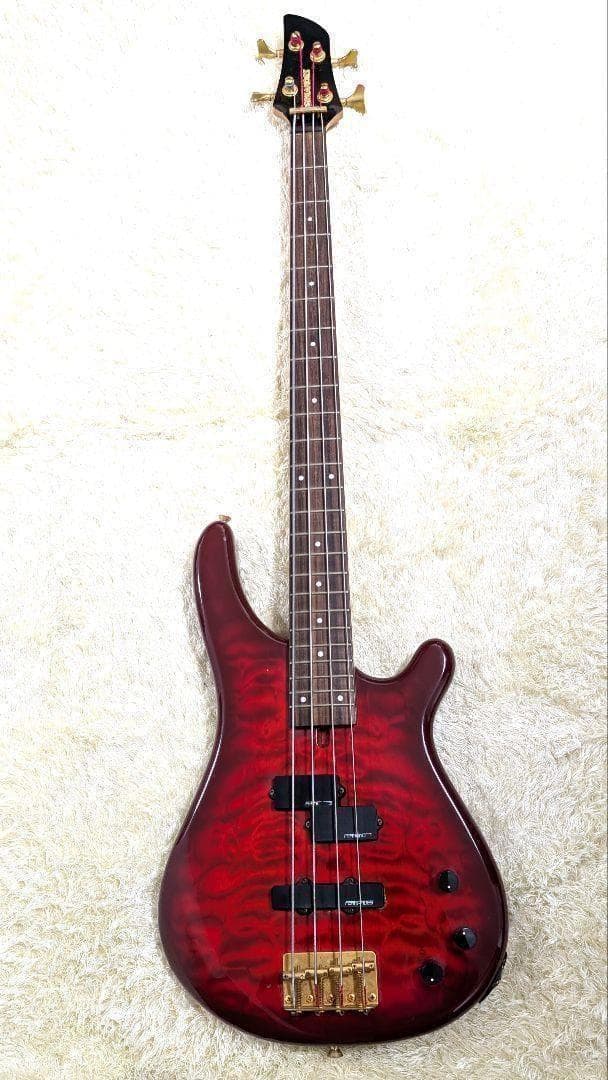 フェルナンデス FRB-42 PJ キルトメイプルレッド エレキベース