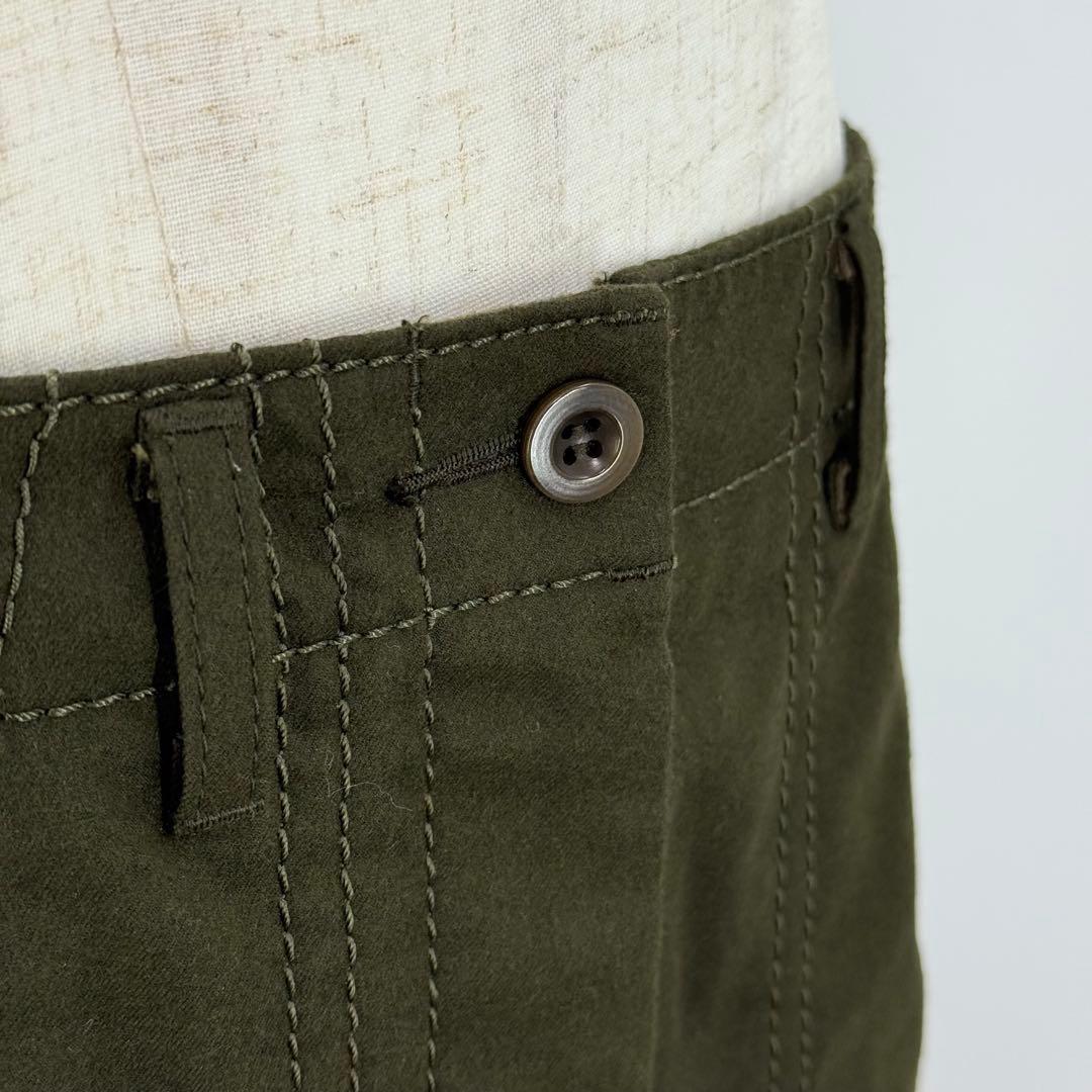 極美✨ sacai サカイ マーメイド スカート カーキ ミリタリー