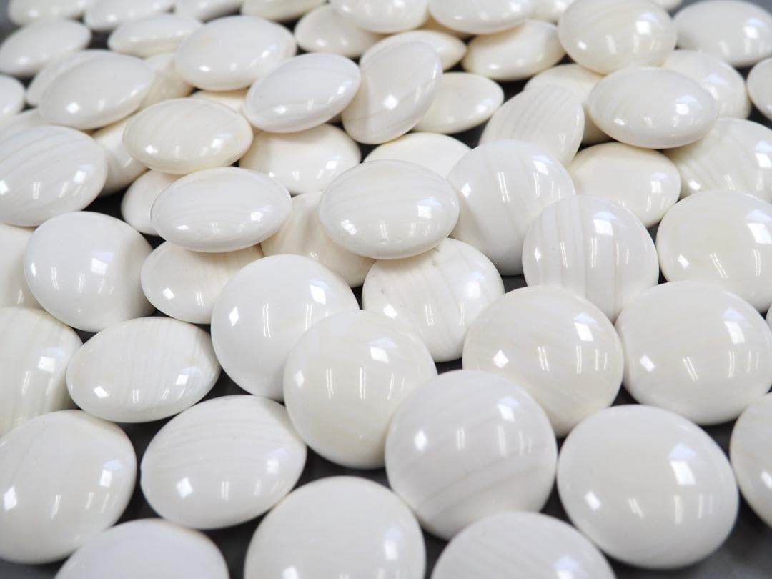 【宮崎県】日向特製蛤碁石35号・欅碁笥セット