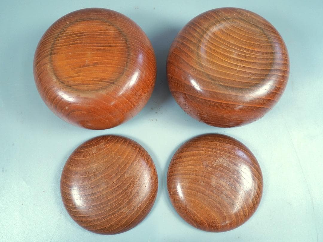 【宮崎県】日向特製蛤碁石35号・欅碁笥セット