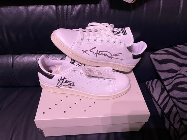 adidas spzl stone roses マニ 直筆サイン入りスニーカー 希少