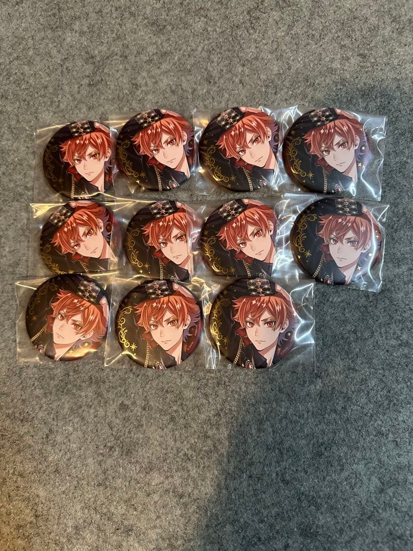 ツイステ エース 缶バッジ ブレイジングジュエル 5周年 ツイステ展