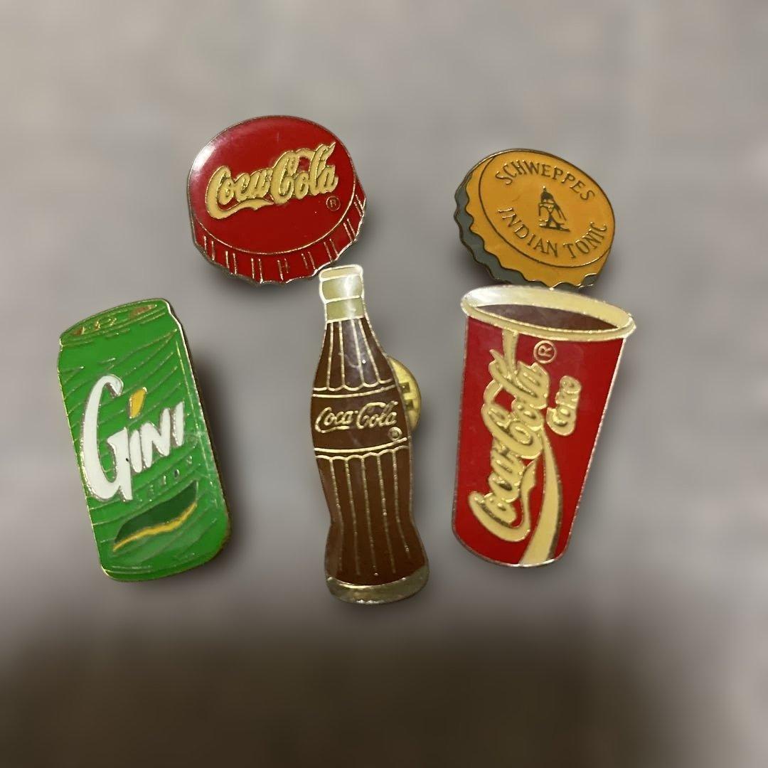 コカ・コーラ ピンバッジ 5個セット - メルカリ