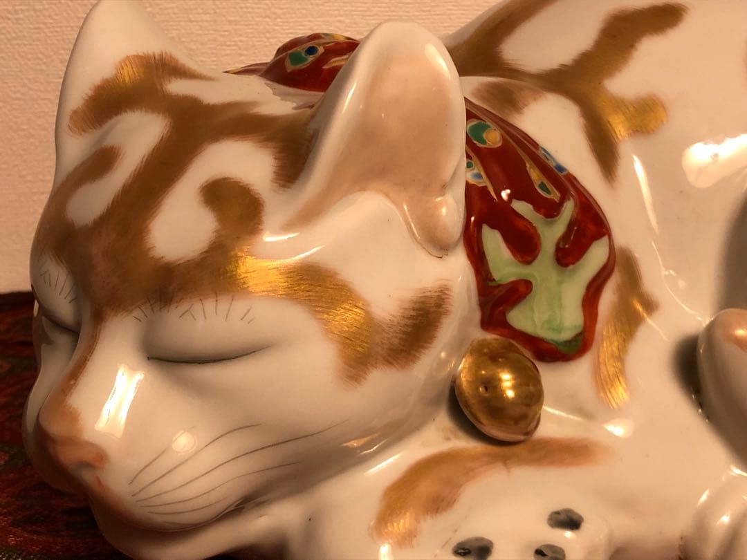 海を渡り、米国で百年以上眠り続けた猫！明治後期 眠り猫ねこ 招き猫