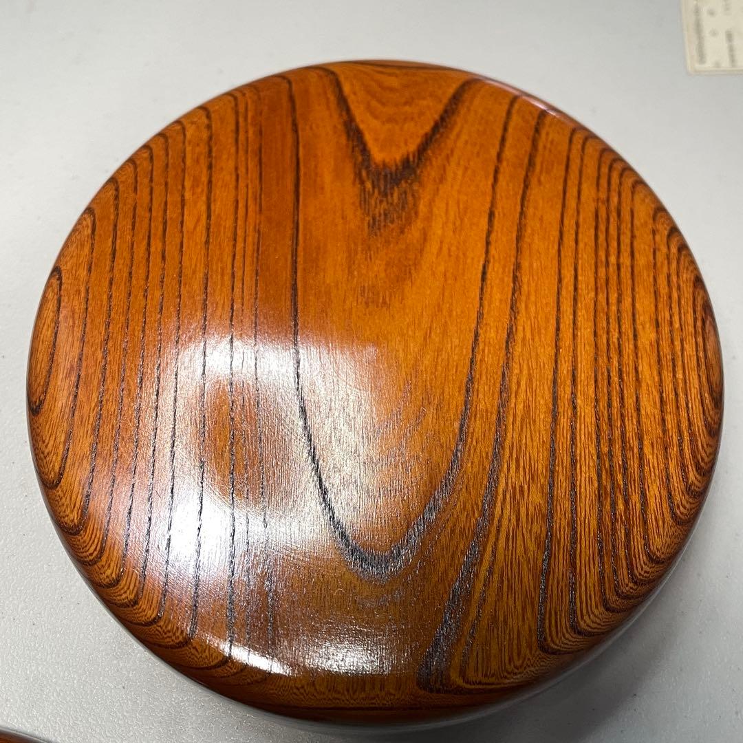 美品・希少サイズ】小さい茶びつ 7寸｜φ21.5cm｜ 漆器 欅の