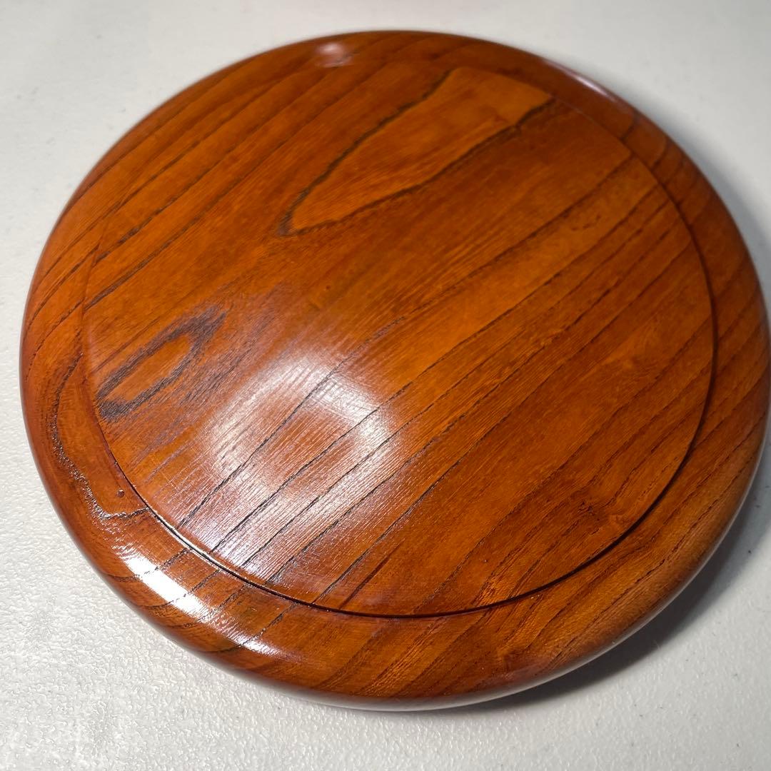 美品・希少サイズ】小さい茶びつ 7寸｜φ21.5cm｜ 漆器 欅の