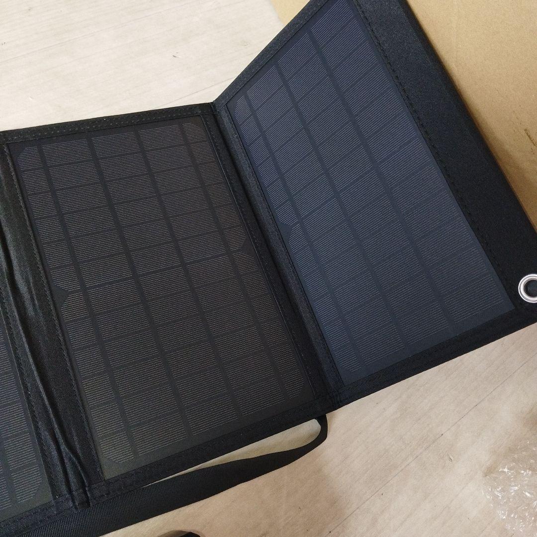 極美品 ポータブル電源 21Wソーラーパネル エバーブライト