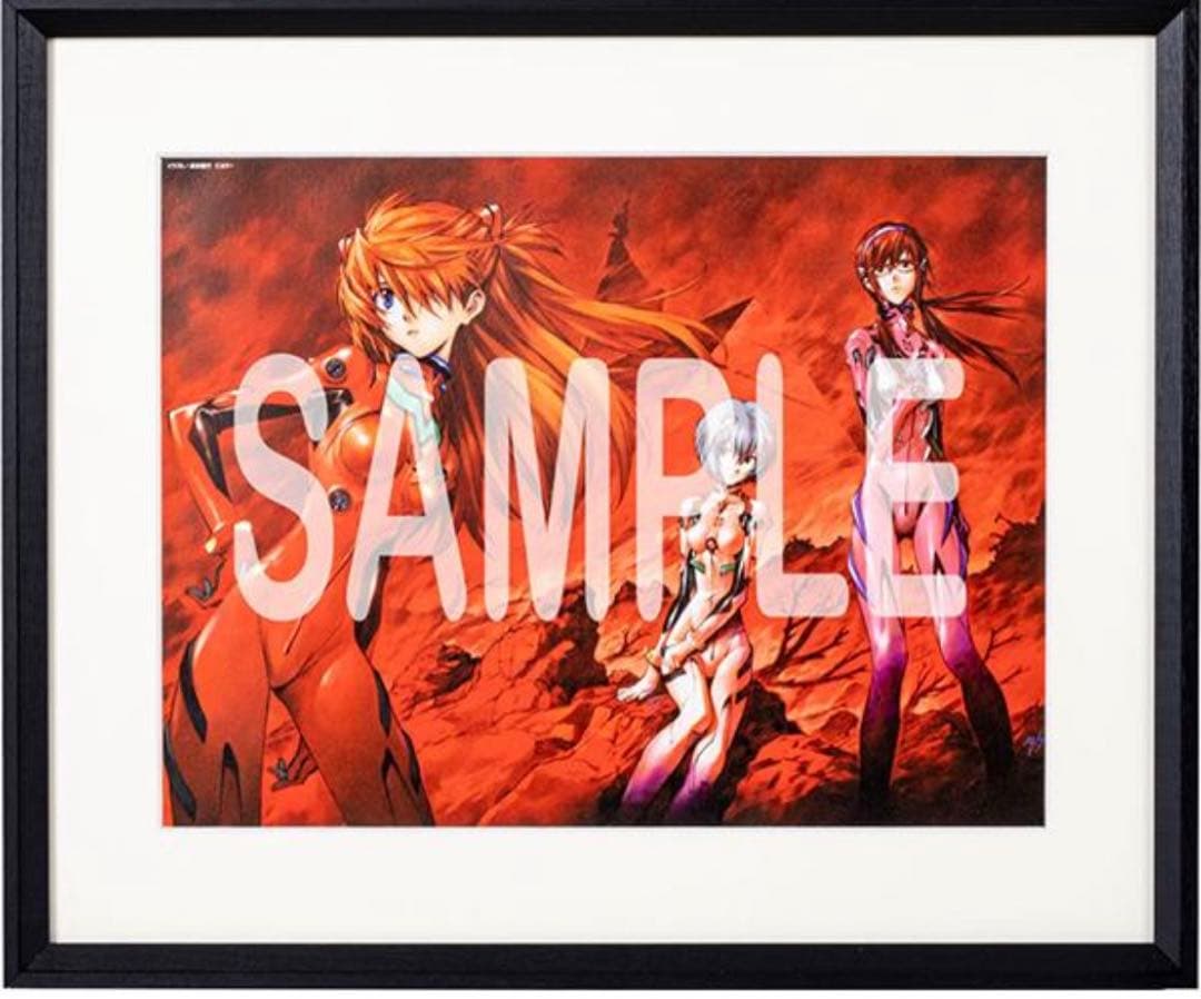 エヴァンゲリオン 複製原画 貞本義行 アスカ マリ レイ