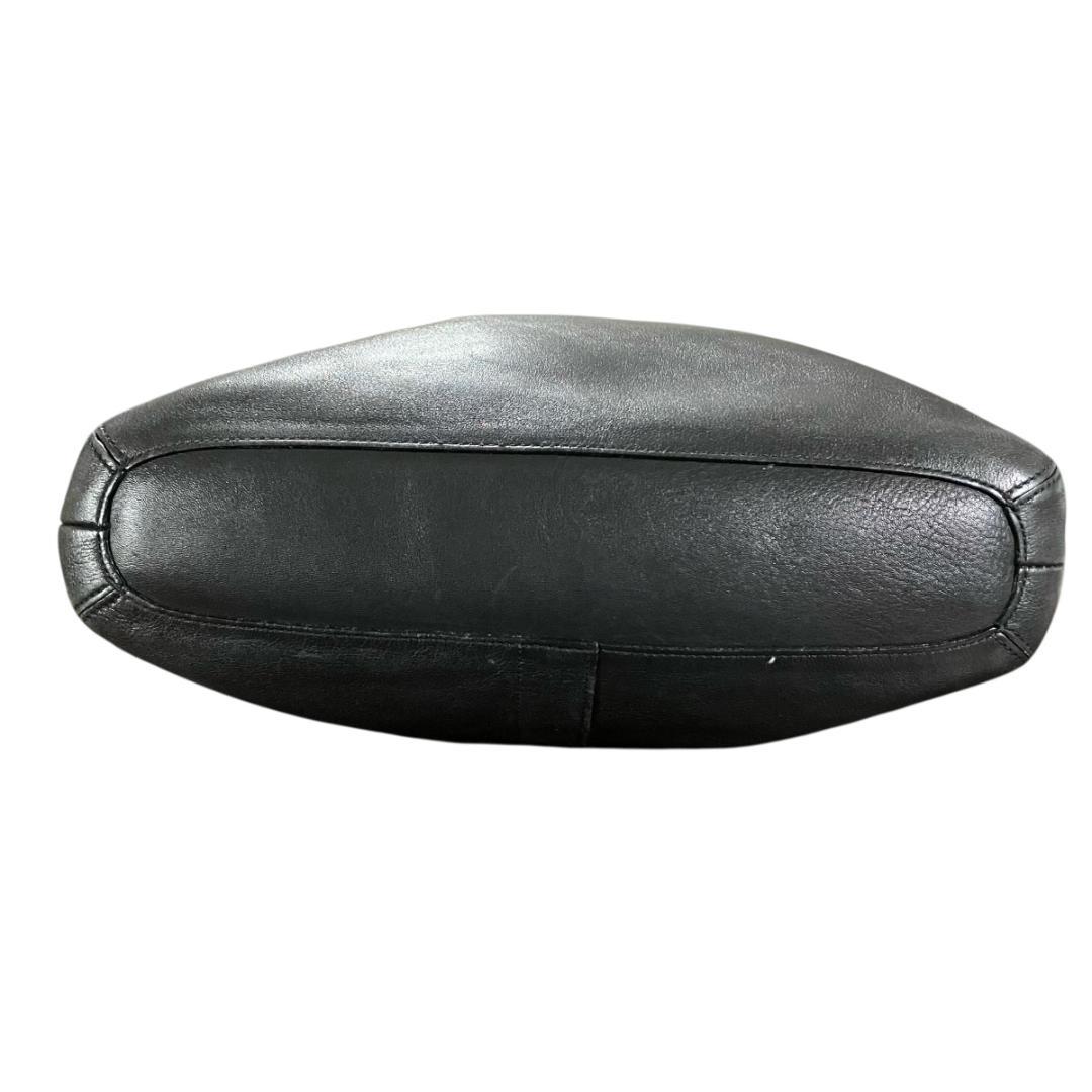 COACH オールドコーチ オールレザー ショルダーバッグ ブラック 斜め掛け