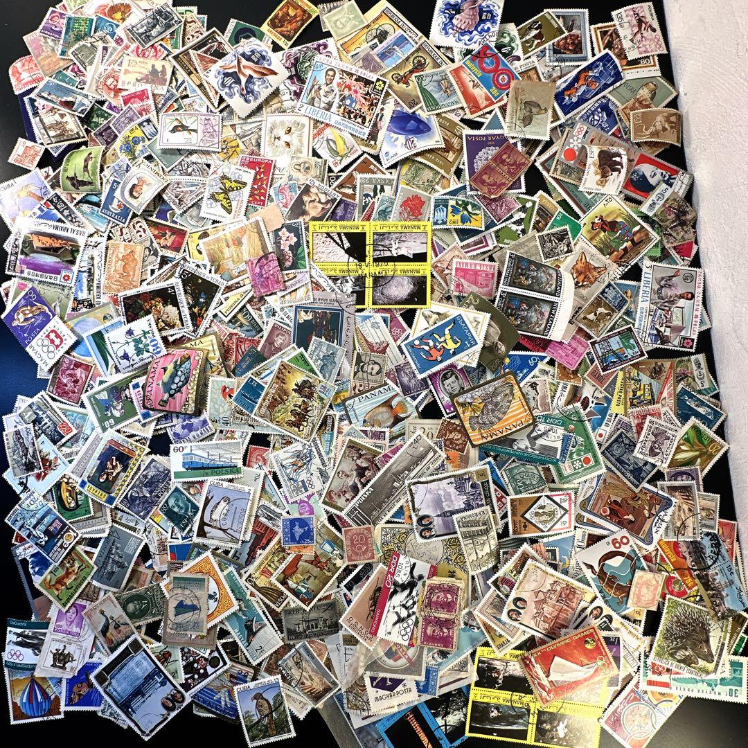 外国切手 使用済み切手 いろいろ大量おまとめ - メルカリ
