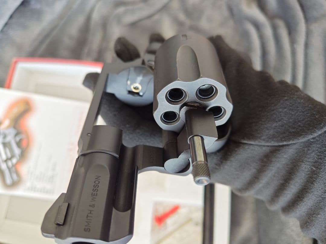 タナカ S&W M36 PC 2in HW 実物ホーグラバーグリップ付き