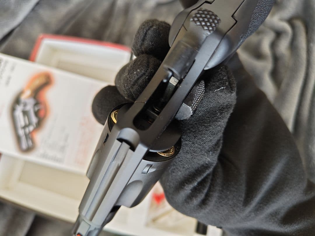 タナカ S&W M36 PC 2in HW 実物ホーグラバーグリップ付き