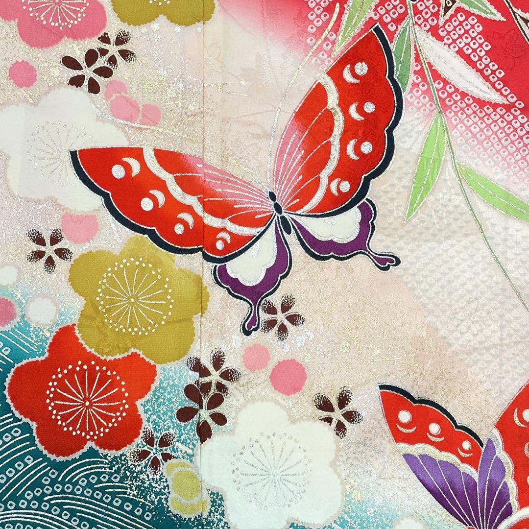 ◎mk-2550　七五三　女の子　着物　7歳　日本製　　12-4