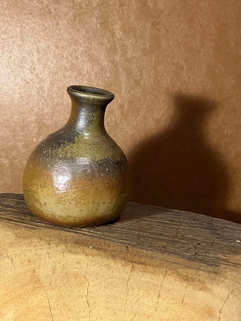 備前　登窯焼き締め　徳利　花入　作家一点もの 4b9fa71d15a87166001a4079f4a386