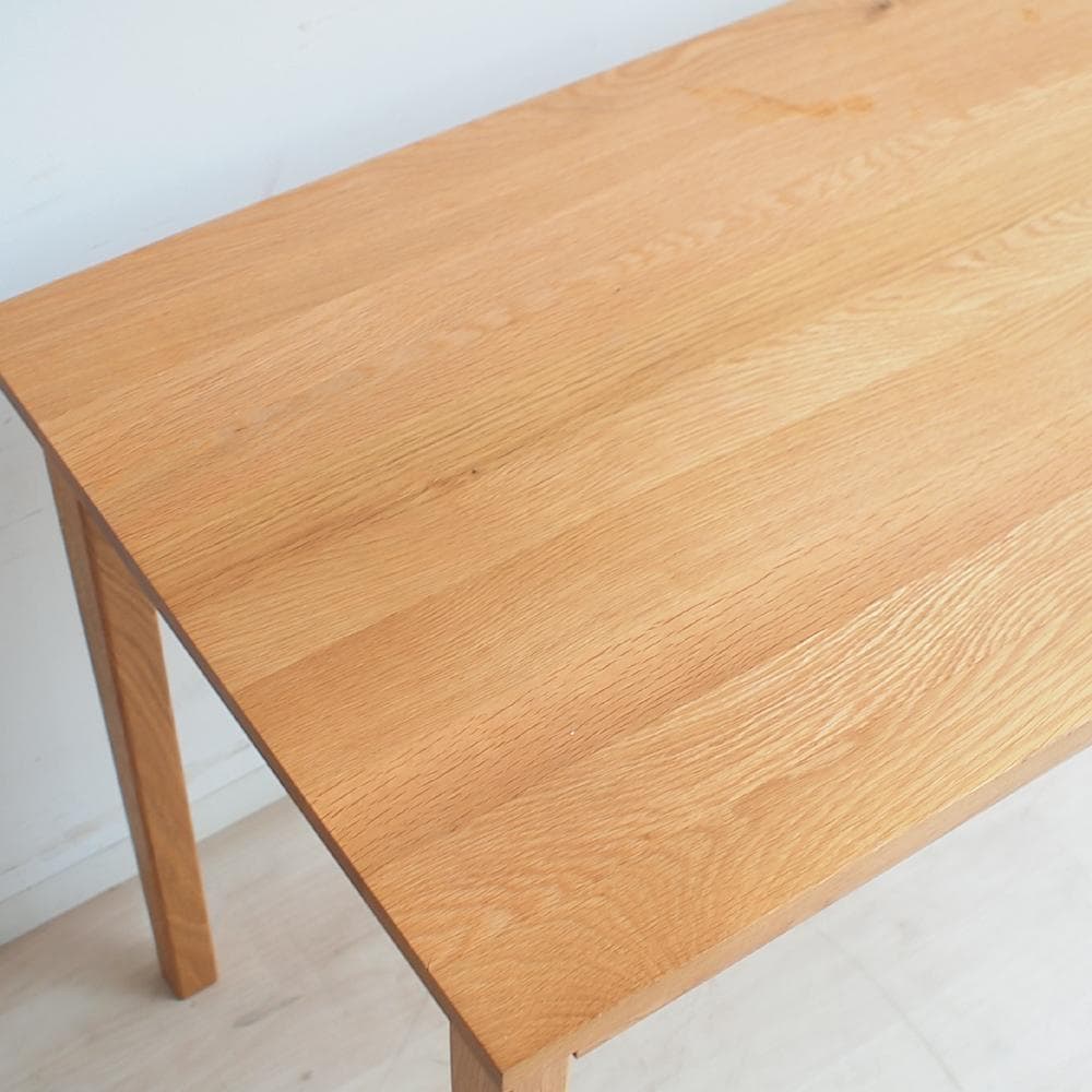 無印良品/MUJI オーク材 110cm デスク 引出付き ZR24069