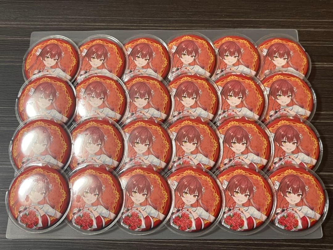 ホロライブ 7周年 缶バッジ 宝鐘マリン 24個 ホロライブ 7周年 缶バッジ 宝鐘マリン 24個 ホロライブ 7周年 缶