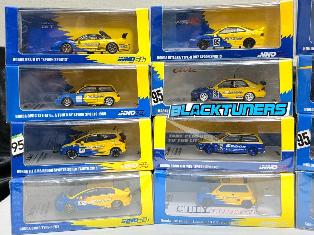 INNO64イノモデル1/64 ホンダ シビック Spoon 12 セット 限定