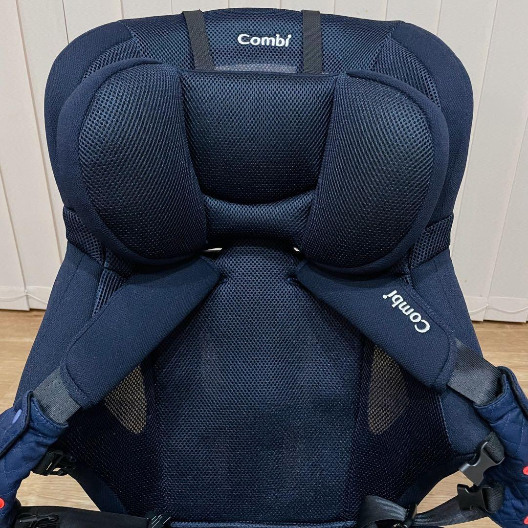 極美品】Combi ジュニアシート ジョイトリップ エアスルー GH ネイビー