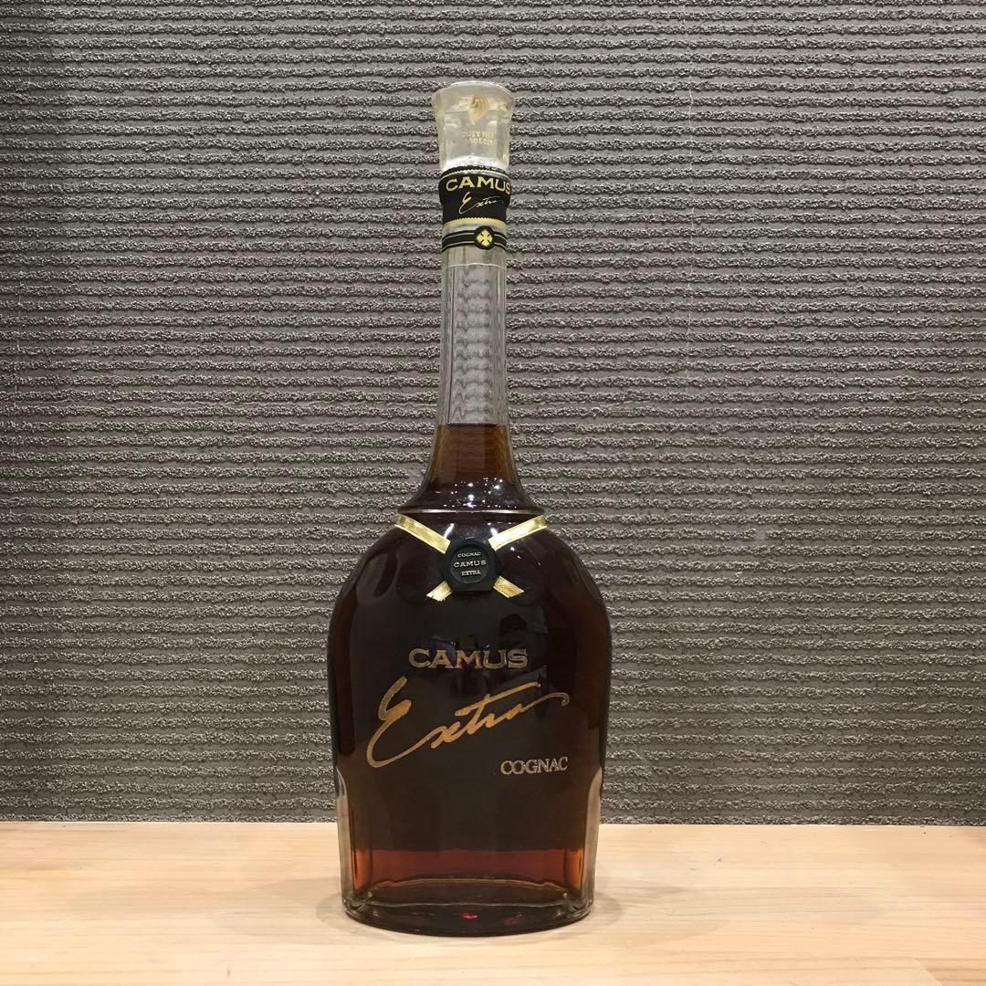未開栓】 CAMUS Extra コニャック ブランデー ロングネック1987 吉