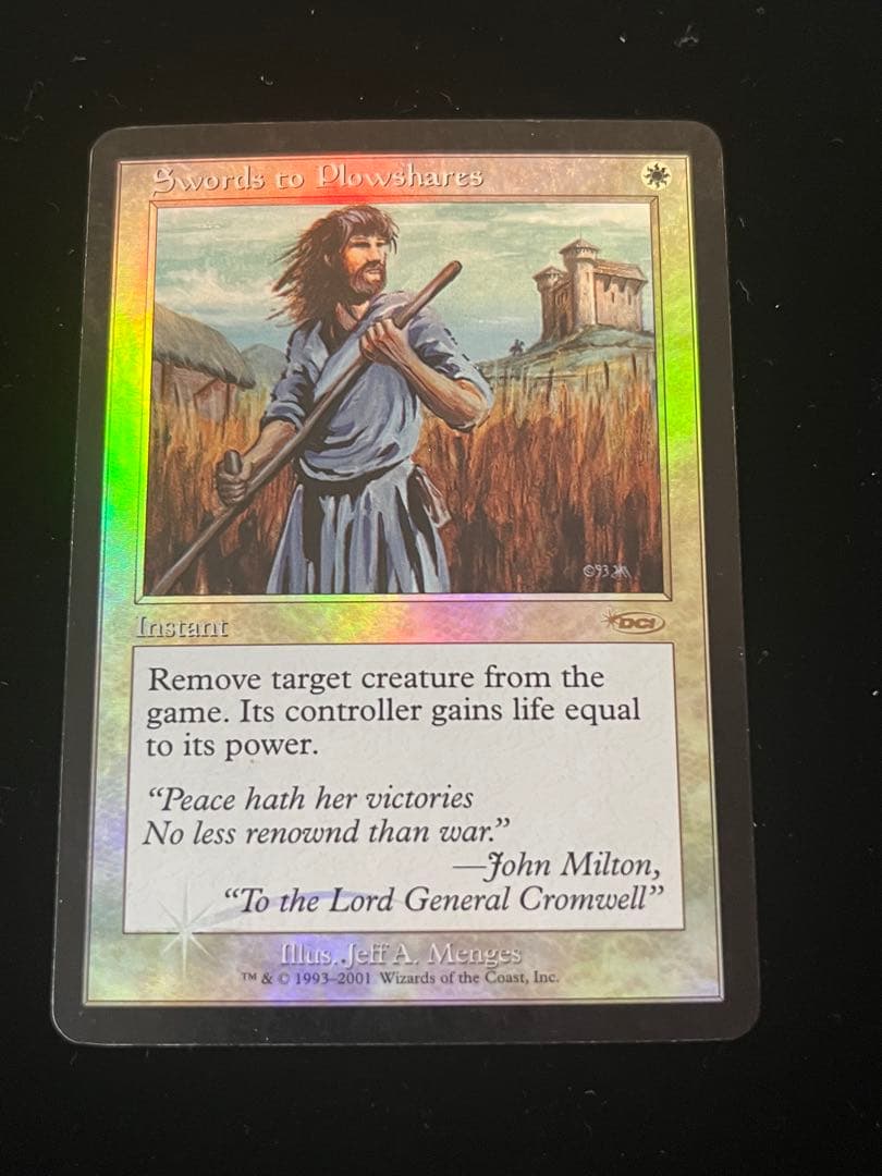 mtg 剣を鍬に Swords to Plowshares FNM foil｜剣を鍬に mtg