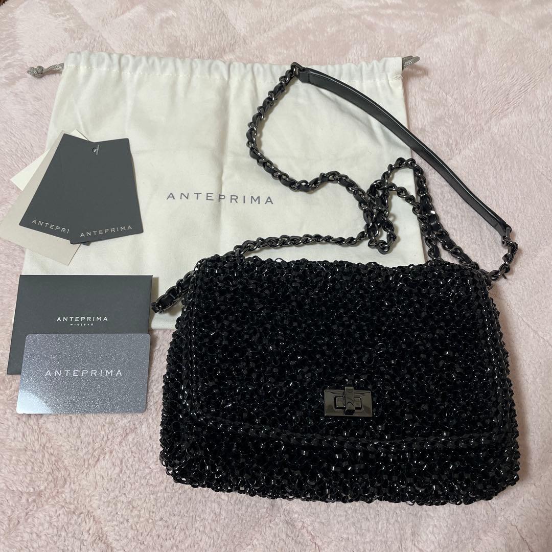 【値下げ】☆美品☆ ANTEPRIMA ルッケット ミディアム ブラック