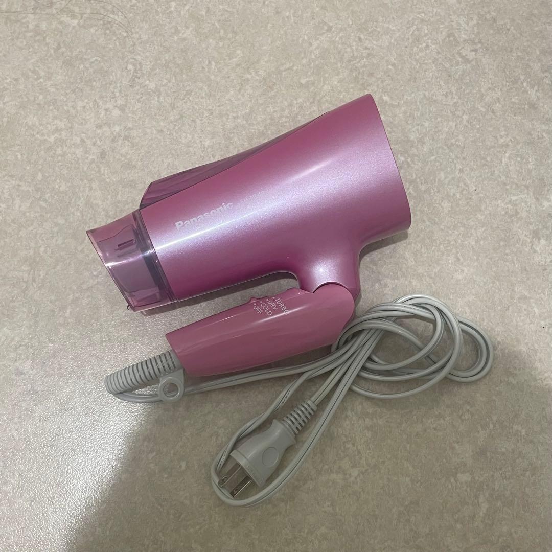 Panasonic ヘアドライヤー ピンク - メルカリ