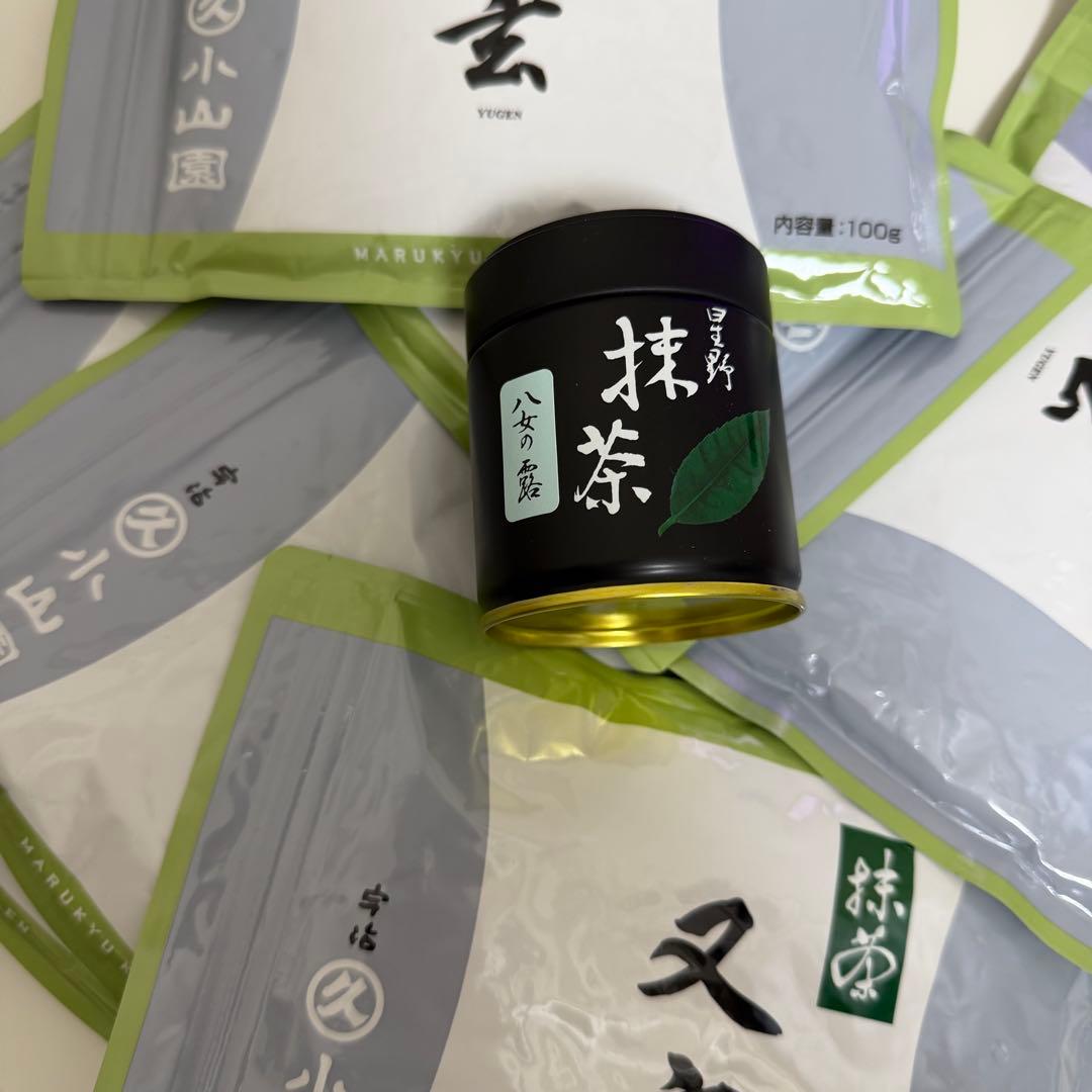 抹茶星野製茶園+丸久小山園セット 丸久小山園‐旅袋抹茶