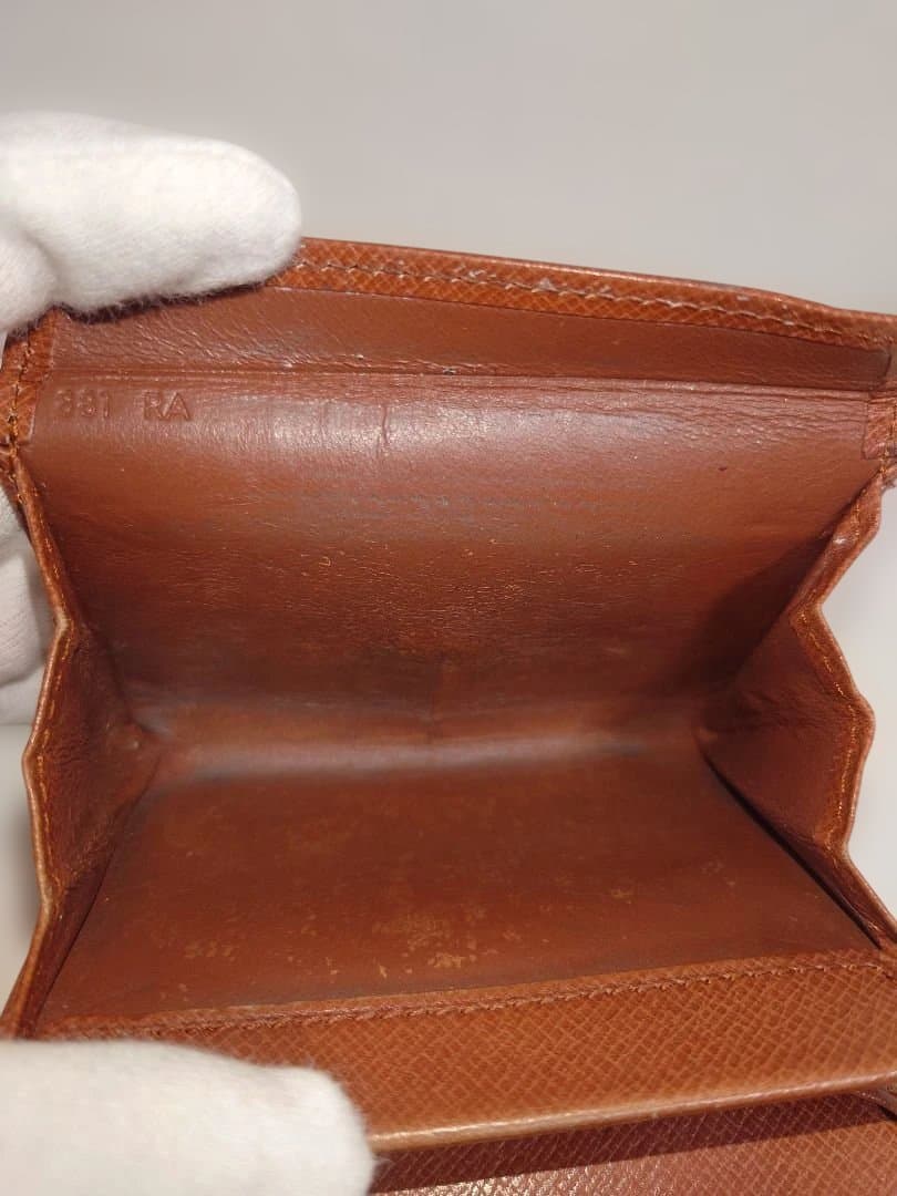 LOUIS VUITTON ヴィトン　ポルト モネ・プラ（モノグラム）小銭入れ