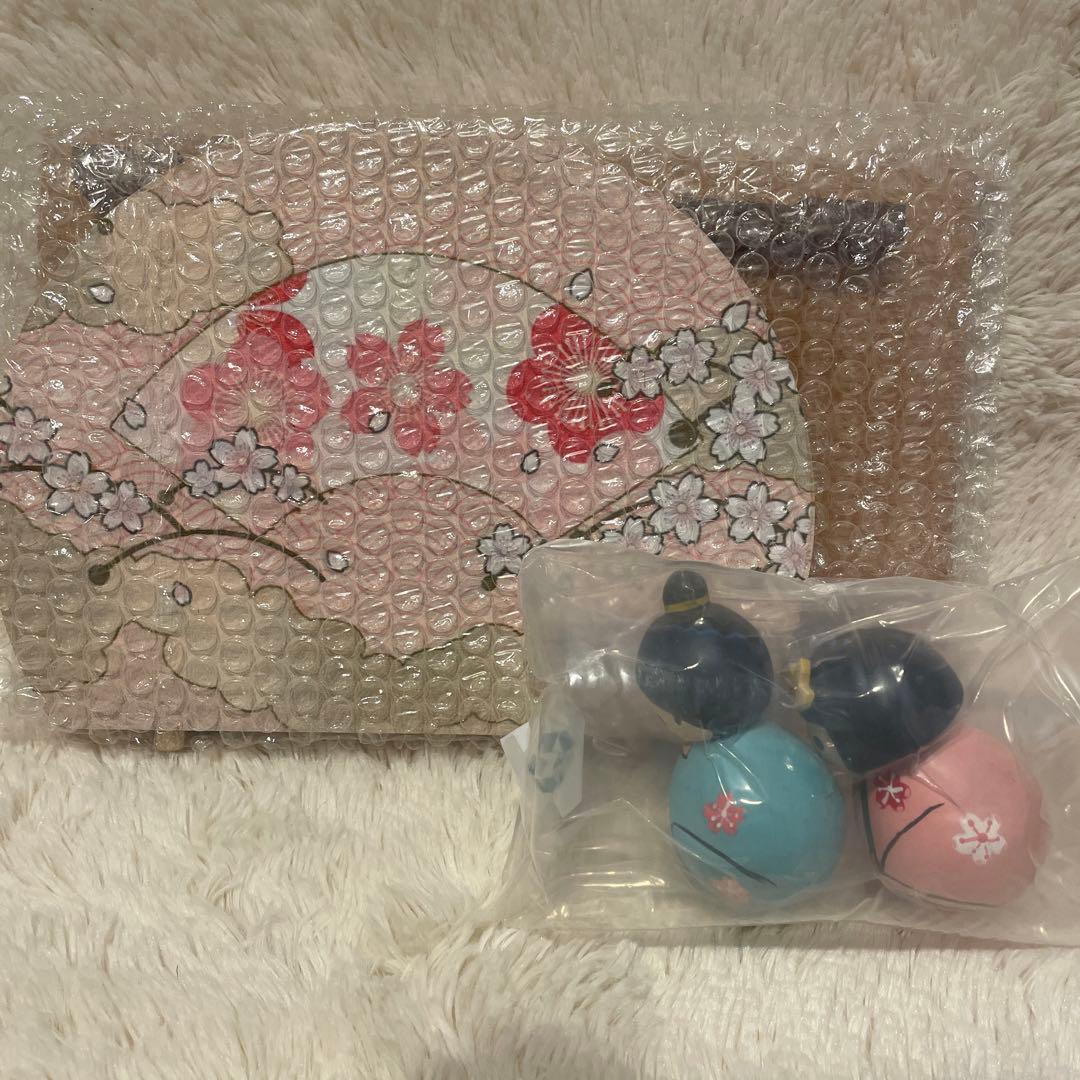 ✨可愛い✨ 雛人形 ひな人形 木製 お雛様 桃の節句 初節句 コンパクト 雛祭り