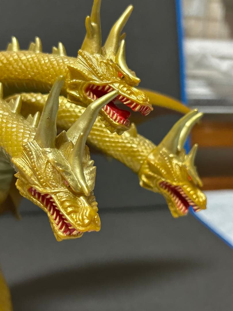 （美品）キングギドラ　平成モスラシリーズ版　大型ソフビ