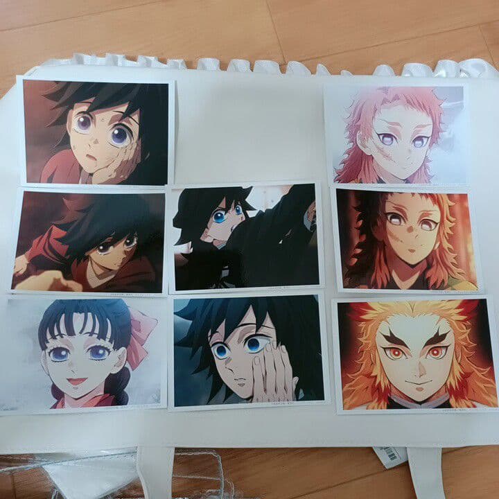 鬼滅の刃 柱稽古編2話 冨岡義勇・錆兎・煉獄・蔦子ブロマイド