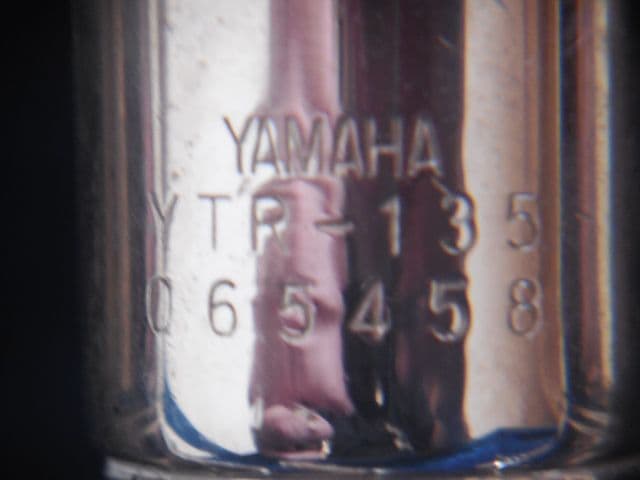 YAMAHA YTR-135 トランペット シルバー 銀 本体 管楽器 ケース付