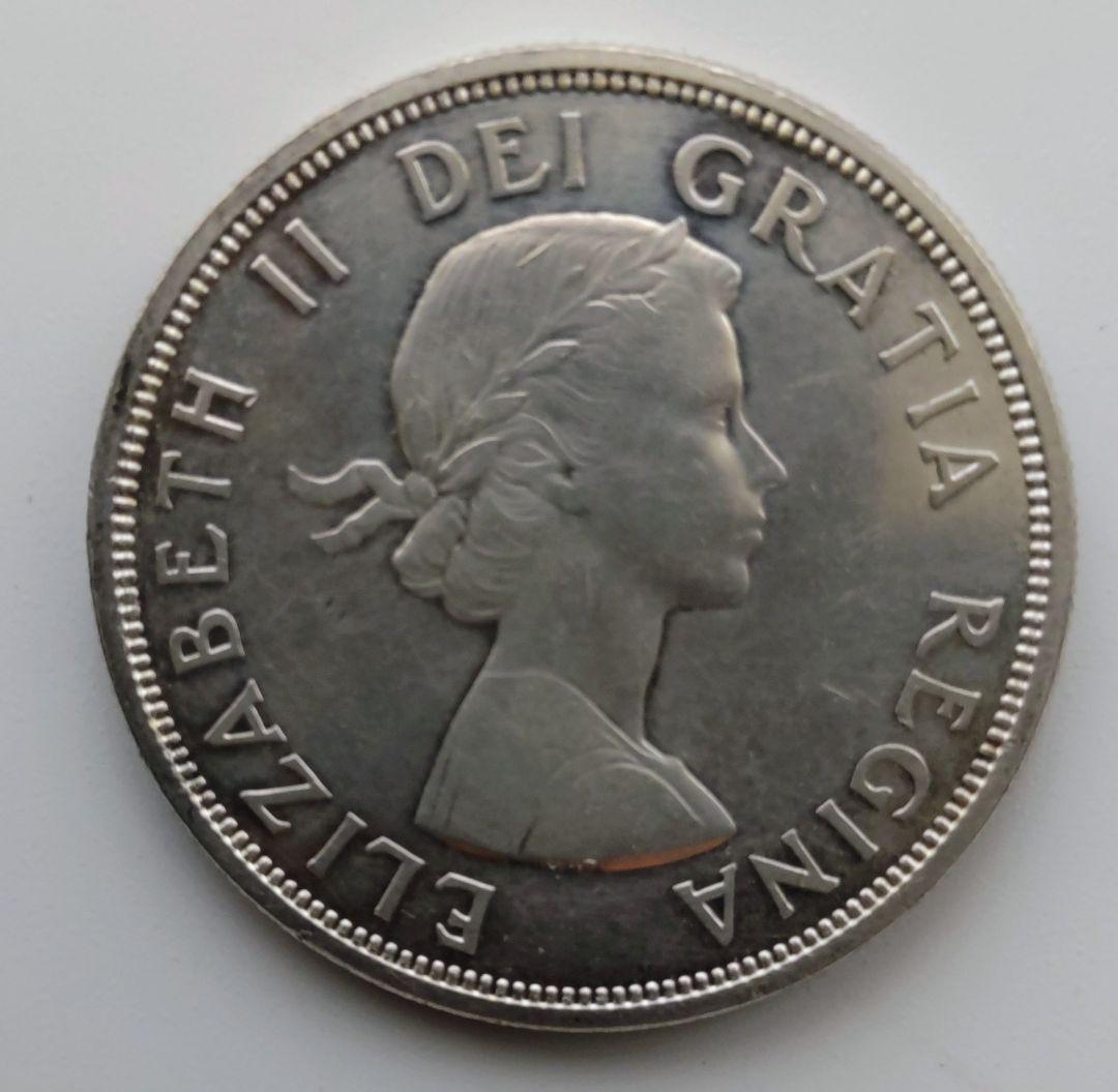 カナダ 1964年 シャーロットタウン会議100周年記念1ドル銀貨 - メルカリ