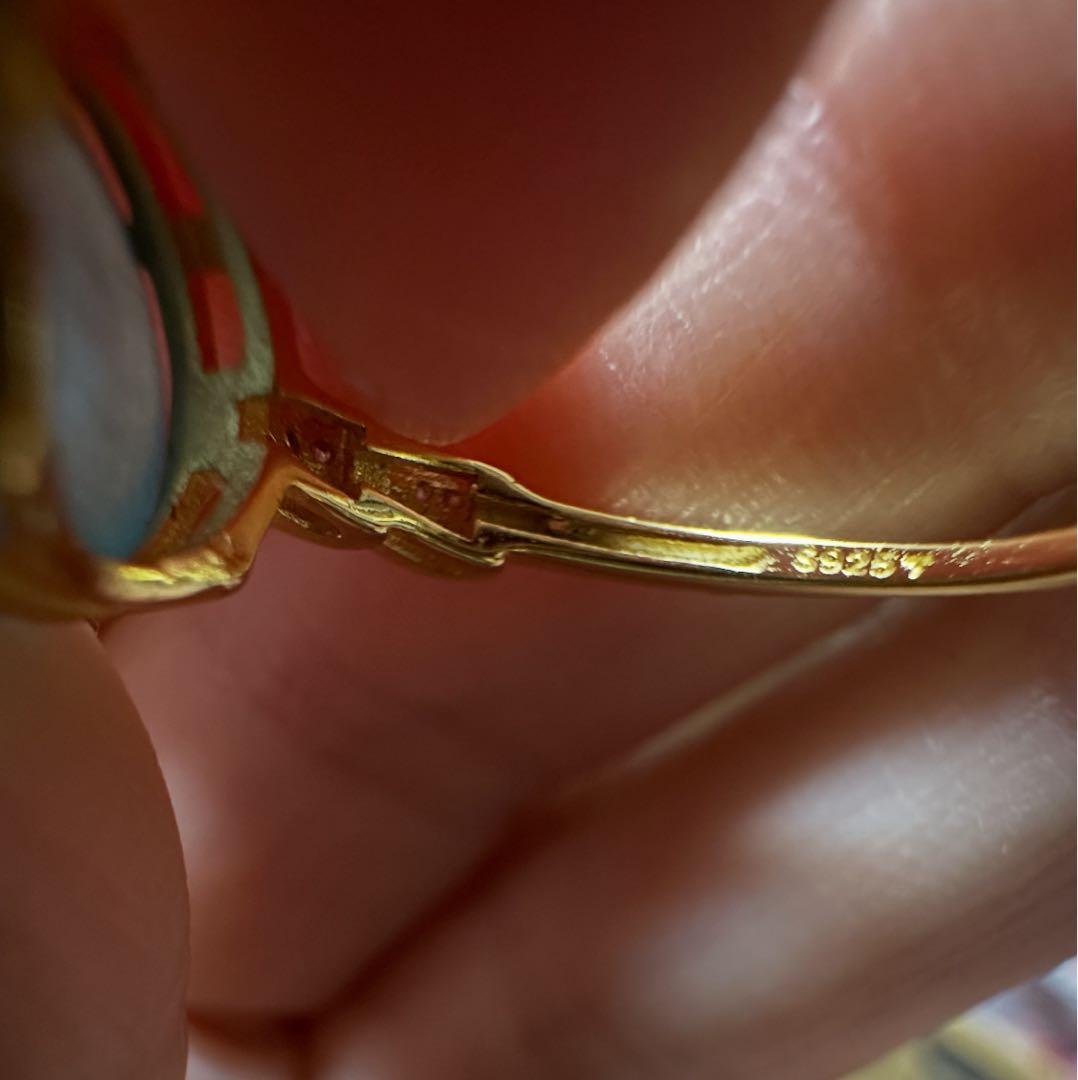 纯天然A貨高冰種ジェダイト本翡翠リンク S 925製、円形美しい湖水色ブルー