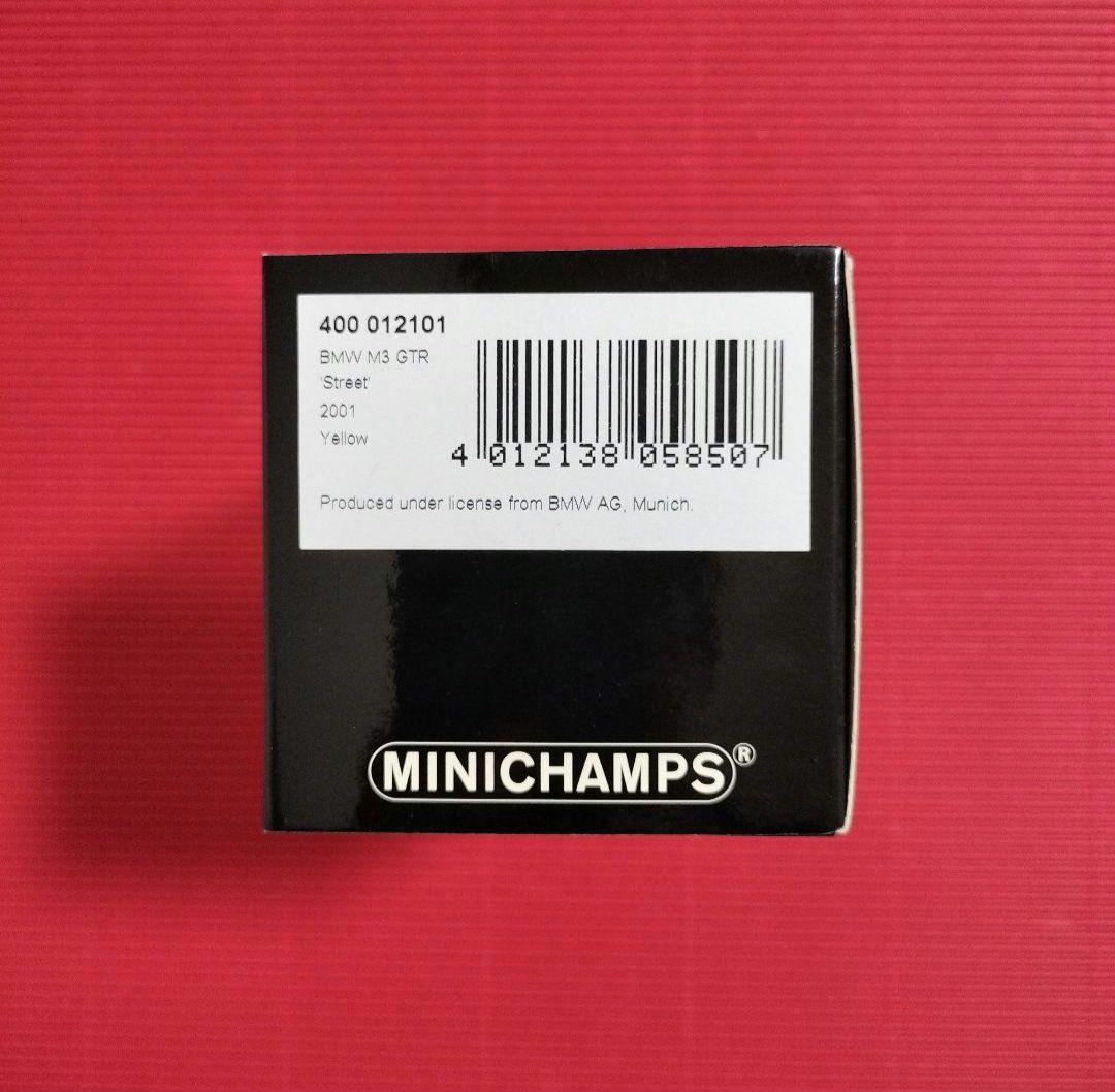 ミニチャンプス 1/43『BMW M3 GTR 'Street'』未開封品